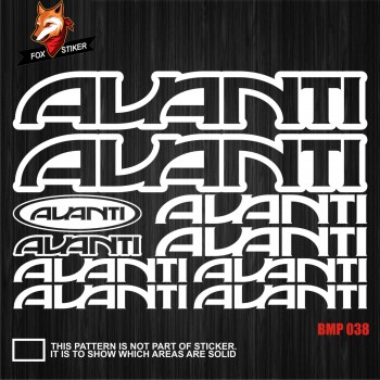 Bicycle Frame Decal Stickers Auanti 02